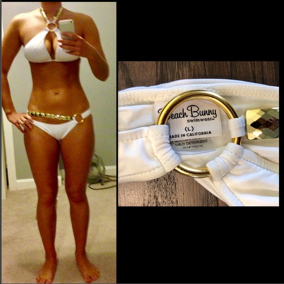 BEACH BUNNY CHAINLINK PEEK A BOO BOTTOMS - Picture 4 of 8